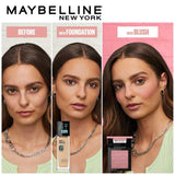 MAYBELLINE Fit Me Powder Blush, Lightweight, Smooth, Blendable, Long-lasting All-Day Face Enhancing Makeup Color, Rose, 1 Count