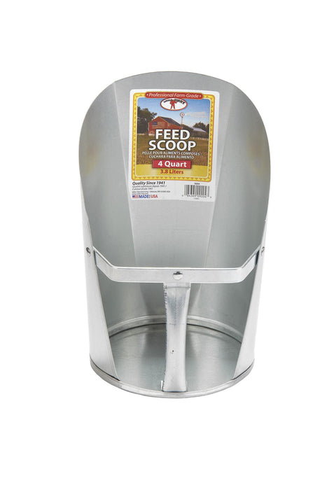 Little Giant 4-Quart Galvanized Feed Scoop