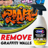 ZORBX Extra Strength Heavy Duty Cleaner & Odor Remover- Perfect Black Marker Remover, Paint Remover, Graffiti Remover & Adhesive Remover (24 Fl Oz)