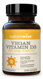 NatureWise Vitamin D3 5000iu (125 mcg) with Plant-Based Vitamin D3 - Support for Muscle, Bone, Immune Health - Bioavailable with Extra Virgin Olive Oil - Non-GMO, Vegan - 60 Softgels[2-Month Supply]