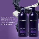 Nexxus Keraphix Shampoo With ProteinFusion for Damaged Hair Keratin Protein, Black Rice, Silicone-Free 33.8 oz