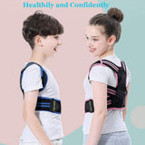 Lexniush Professional Posture Corrector for Kids, Adjustable Upper Back Posture Brace for Teenagers Boys and Girls Under Clothes Spinal Support to Improves Slouch, Prevent Humpback, Relieve Back Pain