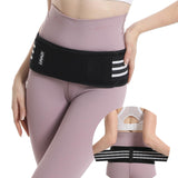 LINAZI SI Belt - Sacroiliac Hip Belt for Women Men, Sciatica Belt, SI Joint Support Brace Relieve Sciatica, Lower Back Pain, Hip & Pelvic Pain, Trochanteric Belt -Black, Regular (Hip Size 30''-46'')