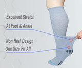 COIYUFUX Extra Wide Socks For Bariatric Swollen Feet, Diabetic Socks For Men Women, Fracture Air Cast Walking Boot Socks for Edema Foot Ankle Leg