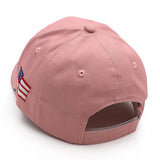 Trump 2024 Hat MAGA Hat Embroidered Take America Back Donald Trump Slogan USA Adjustable Pink Baseball Cap for Woman Men