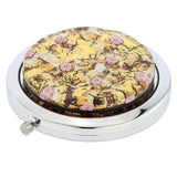 GlassOfVenice Murano Glass Millefiori Folding Compact Mirror - Purple Gold