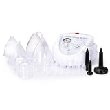 Sextupole Vacuum Therapy Machine Cupping Massager - Vacuum Scraping Massage Machine Manual Massager with 24 Cups and 3 Probes for Body, Back & Face Care