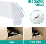 Vekkia Full Bed Wedge Pillow for Headboard/Wedge Pillow Headboard/Bed Gap Filler/Headboard Pillow,Pillow Wedge for Headboard Gap Between Mattress and Headboard,Stop Loosing Your Pillows(White)