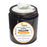 100% Pure Whipped Tallow Cream - Organic handmade FRANKINCENSE tallow cream- grass fed beef tallow balm for skin Butter- tallow Face cream & Body eczema cream-4 floz