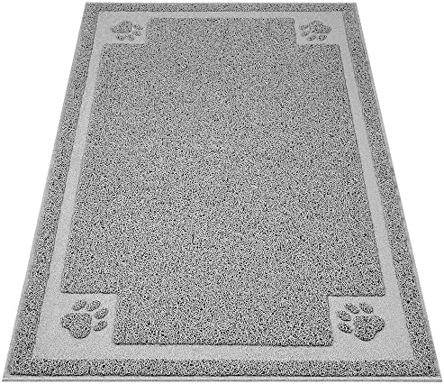UPSKY Large Cat Litter Mat Trapper 35"×23" Traps Litter from Box and Paws Scatter Control for Litter Box Soft on Sensitive Kitty Paws Easy to Clean