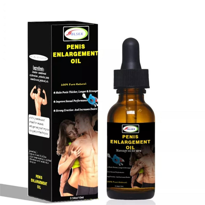 Supasize Massage Oil for Men, Male Enlarger Oil Natural Dick Growth Oil Fast Biger Thicker Long by Blsex for Men Increase Oil 10ML