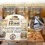 18 Packs Pantry Moth Traps Glue Traps, Pantry Moth Killer for House Pantry | Non-Toxic and Odorless | Super Strong Glue for Moth Catcher