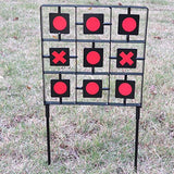 WINGS Tic Tac Toe Spinner Target Air Guns Targets for Shooting Practice Durable BB Rifles Competition Game