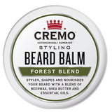 CREMO Styling Beard Balm, Forest Blend, Nourishes, Shapes And Moisturizes All Lengths Of Facial Hair, 2 Ounce (Packaging May Vary)