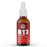 BIOTOPLEVEL Vitamin B12 Liquid Sublingual Drops Plus B1-B6 in Fastest Absorption Way. Best Formula to Support Brain Cells & Nerve Tissue, Enhance Red Blood Cell Function, Increase Energy & Metabolism