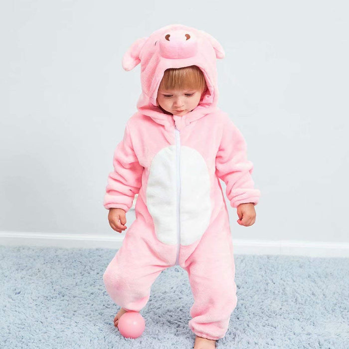 Baby Pig Costumes Unisex Toddler Outfit Halloween Dress Up Romper 6-12 Months