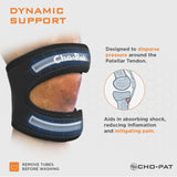 Cho-Pat Dual Action Double-Layer Adjustable Knee Strap, Pain Relief for Chondromalacia, Osgood Schlatter’s, Tendonitis, and Meniscus Tears, X-Small