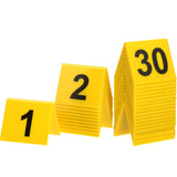 30 Pack Evidence Markers Crime Scene Markers Tents Evidence Number Cards Crime Scene Decorations Party Decorations for Kids Adults Detective Clue Game Halloween Props Decoration