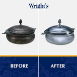 Wright's Silver Cleaner and Polish Cream - 6 Pack - 8 Ounce - Ammonia-Free - Gently Clean and Remove Tarnish without Scratching