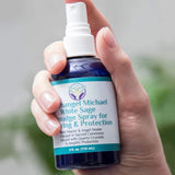 Heal the Masses White Sage Spray: White Sage Smudge Spray for Clearing and Protection - Smokeless Liquid Smudging Spray Infused with Quartz Crystals - Negative Energy Cleansing Mist - 4 Fluid Ounces