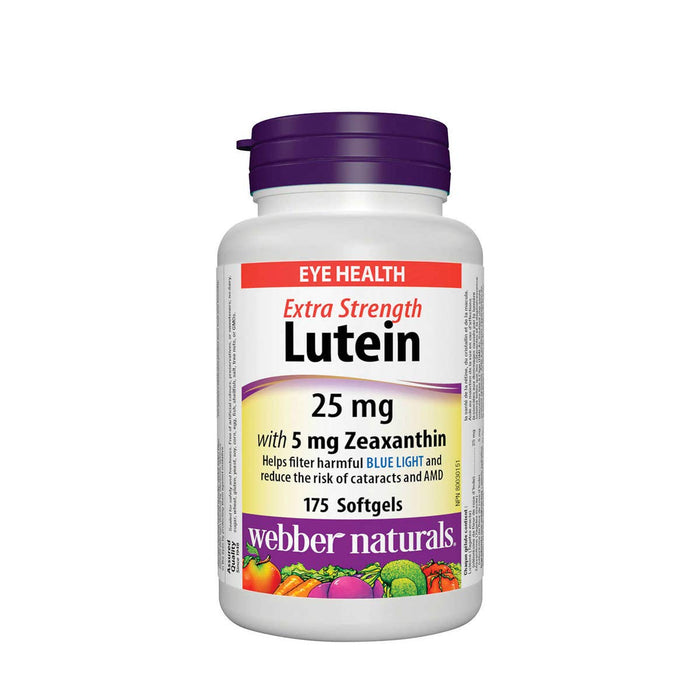 Webber Naturals Lutein 25mg, 175 Softgels