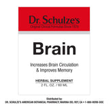 Brain Formula 2 oz. - Vegan and Wild-Harvested | Stimulates Circulation and and Improved Mental Focus