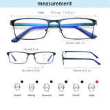 JOO'RTI Reading Glasses Men Readers Blue Light Blocking Eye Glasses Bluelight Lentes De Lectura Classic Eyeglasses Frame Stylish Designer 2.5 2.5+ 250 Assorted Strength Blue,1 Pair