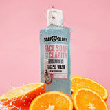 Soap & Glory Face Soap and Clarity Vitamin C Face Wash - 3-in-1 Exfoliating & Hydrating Facial Cleanser - Gently Removes Makeup While Unclogging Pores - Suitable For All Skin Types (300 ml, 2 pack)