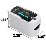 2024 Zacurate Bluetooth Finger Blood Pulse Oximeter Monitor SpO2 Heart Rate Pressure Fingertip Oxygen Meter