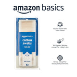 Amazon Basics Cotton Swabs, 2000 Count (4 Packs of 500)