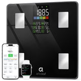 arboleaf Scale for Body Weight and Fat, High Accuracy Digital Smart Bathroom Scale, Large LED Display Weight Scale for BMI Muscle, 14 Body Composition Analyzer, 500lbs, FSA HSA Eligible