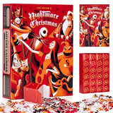 Halloween Advent Calendar 2024 Jigsaw Puzzles, 24 Day Halloween Countdown Calendar Puzzles, Nightmare Before Christmas Advent Calendar, 1000 Pieces Halloween Christmas Advent Calendar Puzzles Gifts for Kids Adults