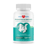 Probiotics for Dogs - 120 Chewable Tablets - Diarrhea & Gas Support for Dogs - 5.5 Billion CFUs with Digestive Enzymes and Prebiotics - Dog Allergies, Bad Dog Breath & Constipation Support