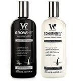 Hair Growth Shampoo & Conditioner by Watermans UK Biotin, Argan Oil, Allantoin, Rosemary, Niacinamide, Lupin. Male & Female Hair Loss Products