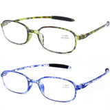 AQWANO Blue Light Blocking Computer Reading Glasses UV Protection Flexible TR90 Frame Lightweight Readers Women Men 2.25