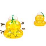 3 Pack Wasp Trap - for Wasps, Yellow Jackets, Hornets - No Seam on The Bottom - Eliminates Leaks