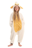 DELEY Unisex Kid Sheep Onesie Pajamas, Flannel Animal One Piece Costume Sleepwear Halloween Cosplay Homewear