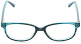 Sofia Vergara x Foster Grant Women's Alicia Reading Glasses Rectangular, Crystal Teal, 50 mm  (+ 2.75)