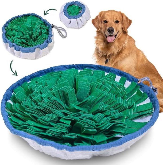 Adjustable Snuffle Mat for Dogs Large Breed, Puzzle Toys Small Dog Enrichment Toys for Large Dogs, Slow Eating, Stress Relief Dog Toy for Feeding, Dog Mental Stimulation Toys