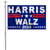 Harris Waltz 2024 Flag - 3x5Ft Outdoor Garden Flag Kamala Harris for President FlagYard Sign Garden Flag Double Sided Indoor Outdoor Home Decor