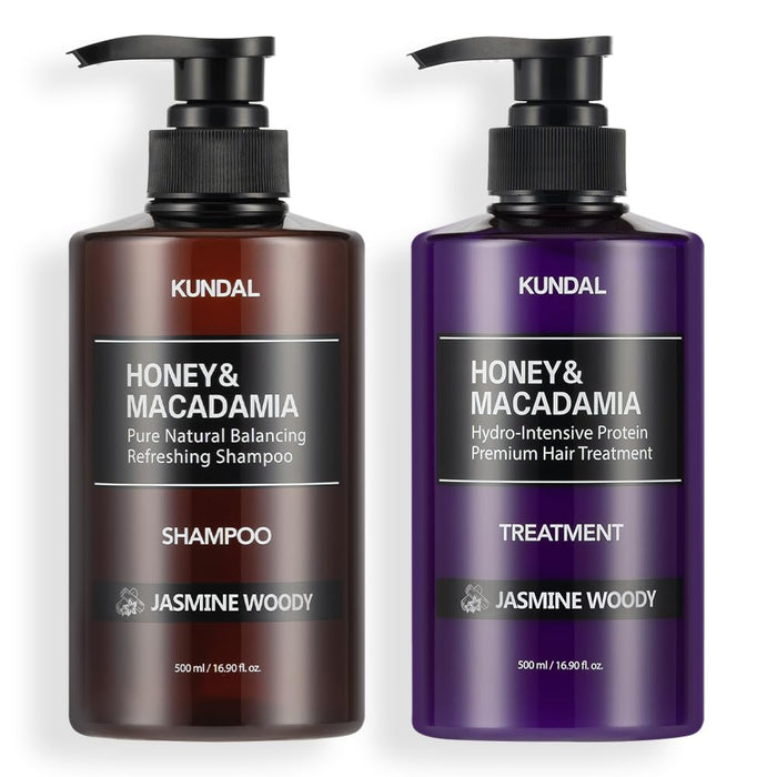 [KUNDAL Official] Kundal Premium Hair Care Special Set, Shampoo & Treatment, 16.9 fl oz (500 ml), #Jasmine Woody