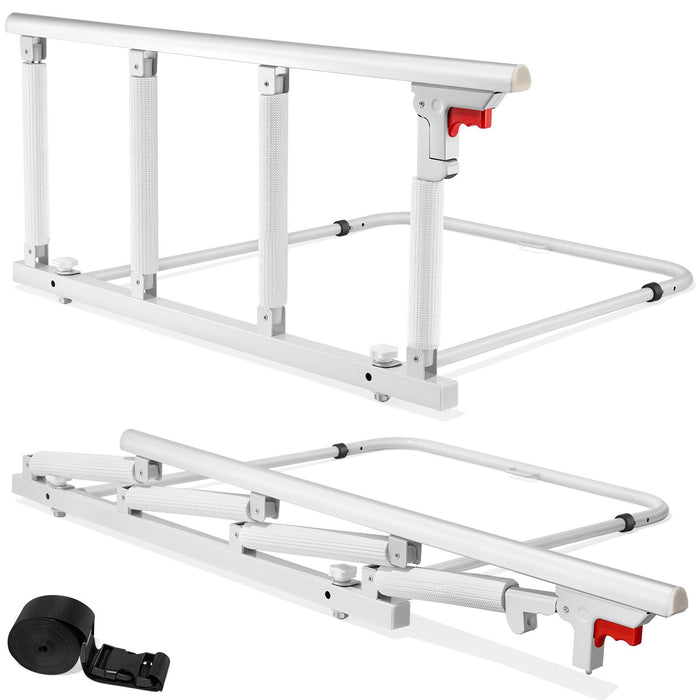 ALYCLIP Bed Rails for Elderly Adults Safety - Folding Bedside Assist Rail Handle for Elderly Adults, Surgery for Patients Preventing Falling Out of Bed, Fit King, Queen, Full & Twin 36.6"×15.8"