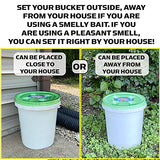 Billy-Bob Fly-Lid 5 Gallon Bucket Fly Lid (3 Pack) Turn Any 5 Gallon Bucket into a Fly Trap!