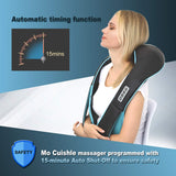 MoCuishle Neck Massager with Heat, Shiatsu Back Shoulder Massager, Gifts for Women, Men, Mom, Dad, Her and Him, Electric Deep Kneading Massager for Neck Pain, Muscle Relief