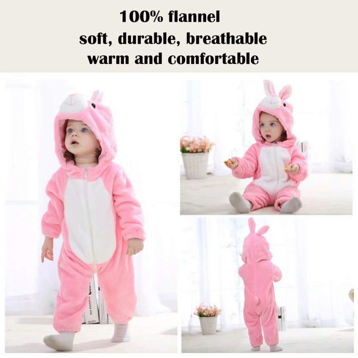 Baby Bunny Costumes Unisex Toddler Outfit Halloween Dress Up Romper 24-30 Months