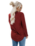 Dofaoo Christmas Sweatshirts for Women Crewneck Long Sleeve Plus Size Tops Oversized Pullover Red XL