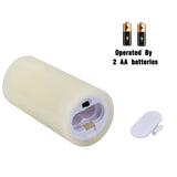 Vinkor Flameless Candles Battery Operated Candles Real Wax Pillar LED Candles with 10-Key Remote and Cycling 24 Hours Timer (Ivory 4" 5" 6" 7" 8" 9")