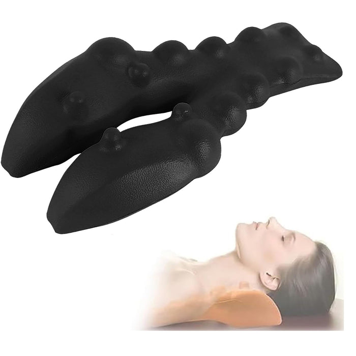 Therapoint Trapezius Massager, Relieflylab Trapezius Stretcher, Reliefly Lab Neck, Reliefly Lab Neck Stretcher, Therapoint Trapezius Stretcher, Trapezius Trigger Point Massager Tool-Black