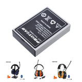 PROTEAR Lithium Battery Replacement,Rechargeable Battery,Suitable for Our Rechargeable Bluetooth Headphones Noise Reduction Ear Earmuffs