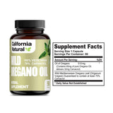 CALIFORNIA Natural Wild Oregana Oil Capsules Immune System & Digestive Support 400 MG 90 Count